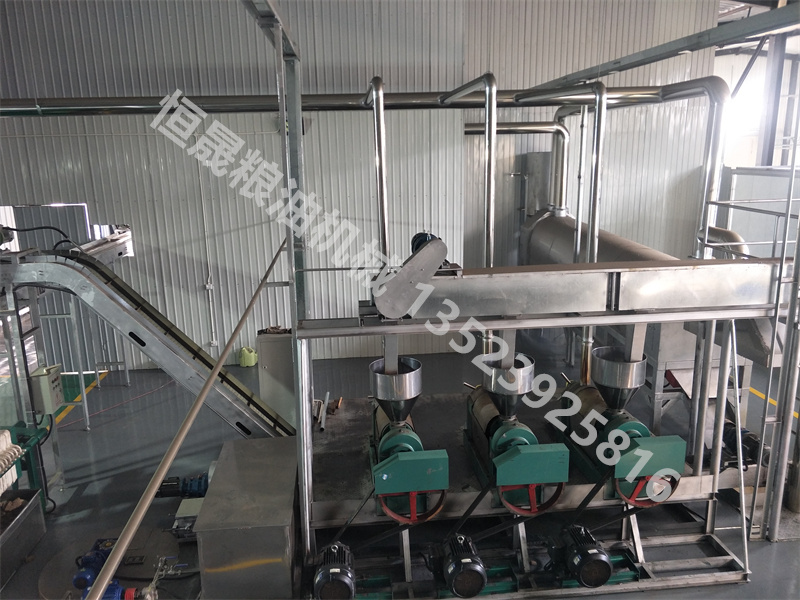 油料炒籽、榨油生產(chǎn)線