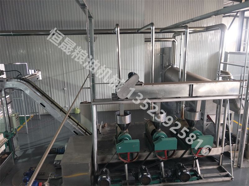 油料炒籽、榨油生產(chǎn)線