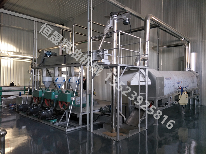 油料炒籽、榨油生產(chǎn)線案例展示