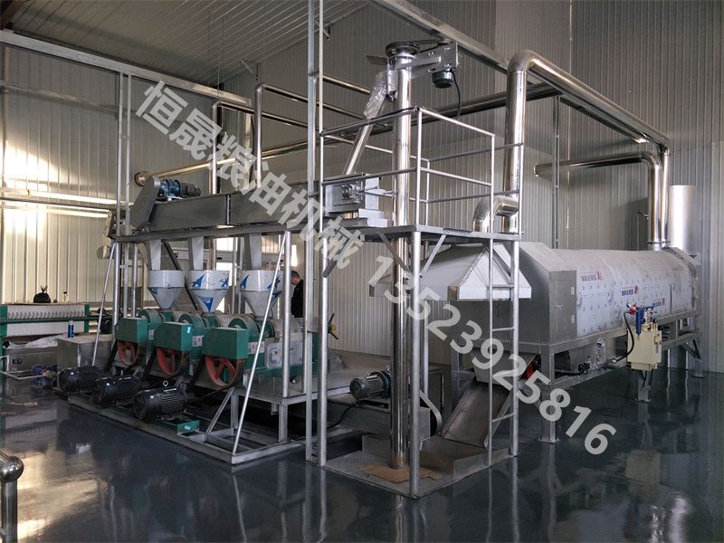 油料炒籽、榨油生產(chǎn)線(xiàn)案例展示